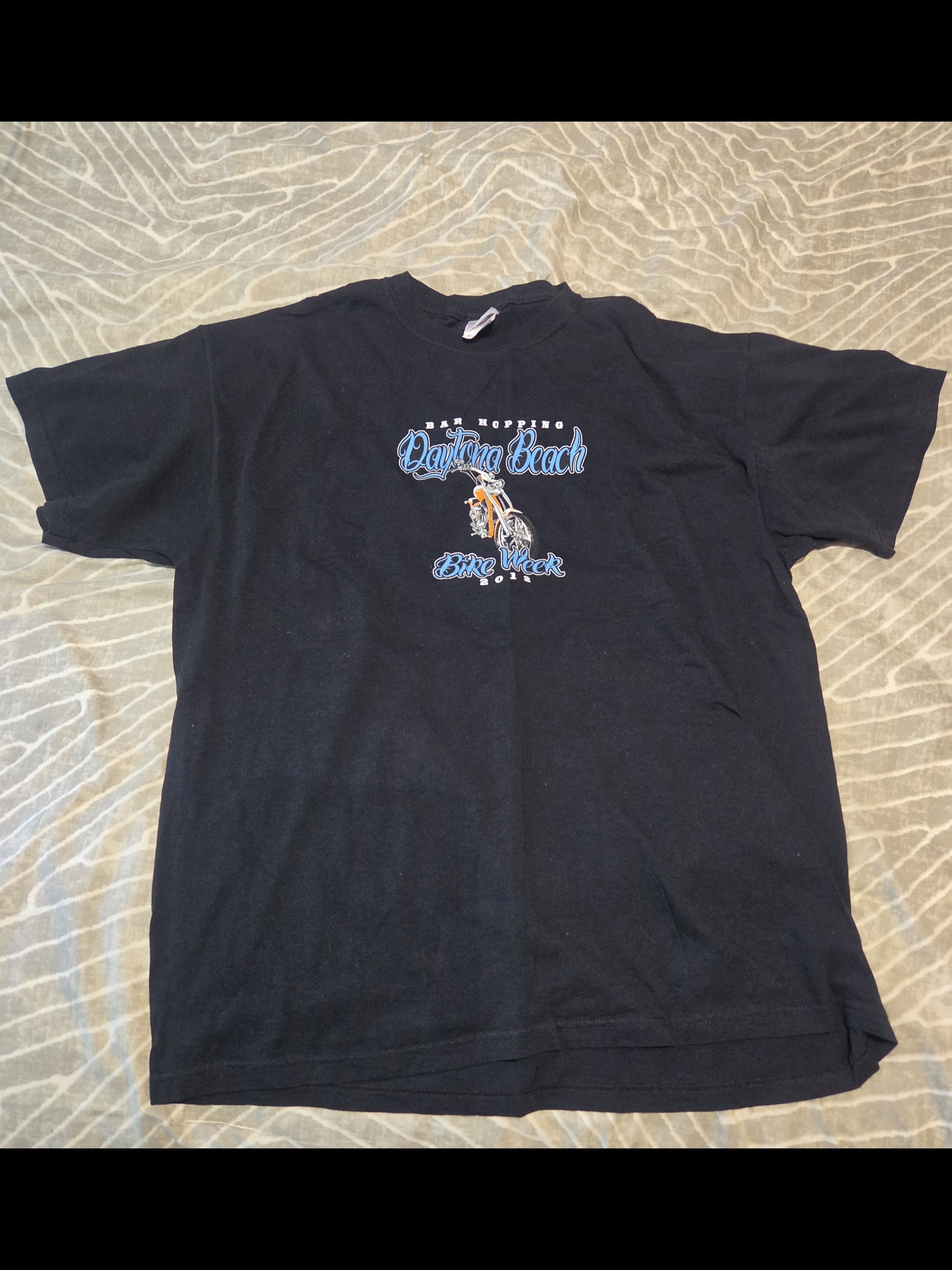 Daytona Beach Bike Week Graphic TShirt  Black